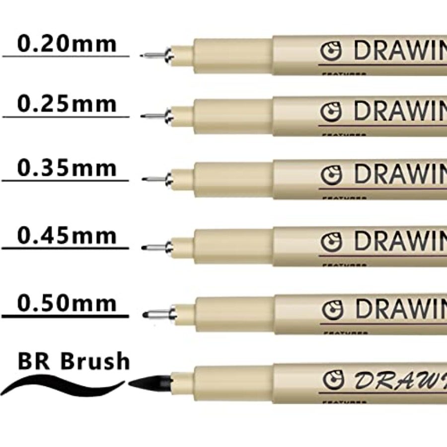 Muchcute Micro liner Tekening  - Archive Box Set recensie en prijs