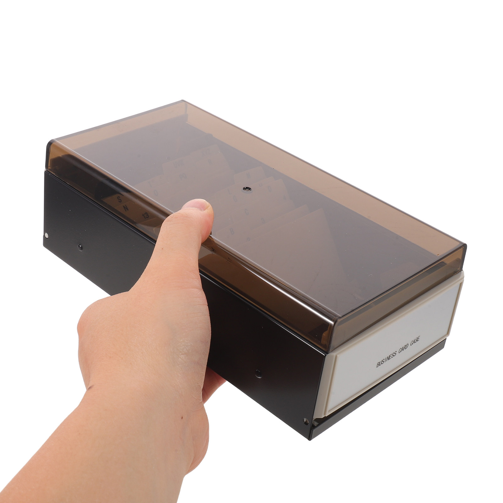 Visitekaartjes-organizer grote - Card Index Box recensie en prijs