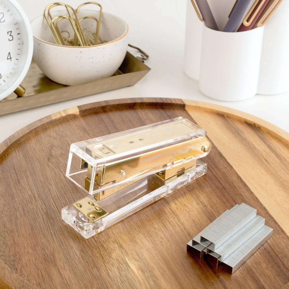 Compacte, transparante acryl g - Stapler Half Strip recensie en prijs