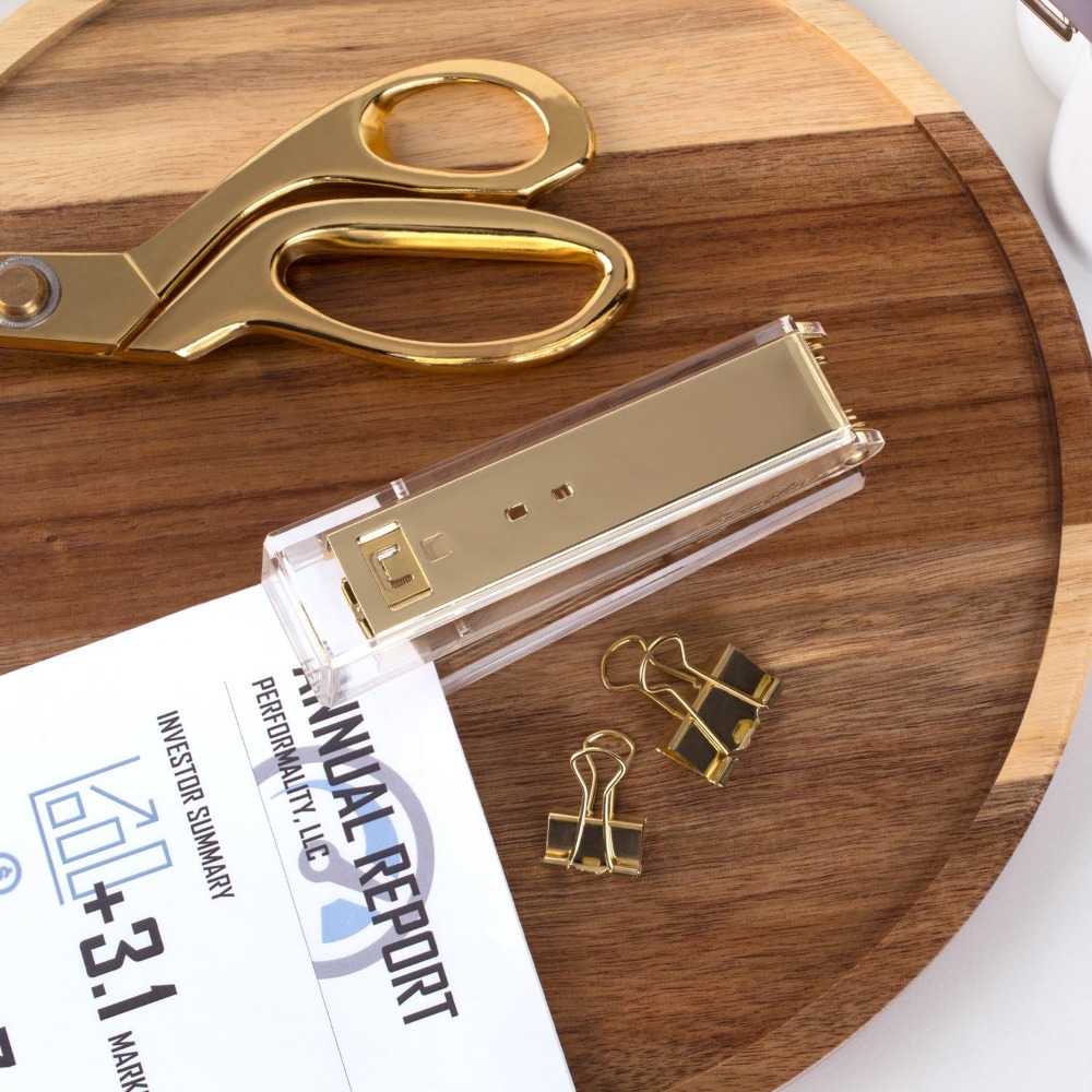 Compacte, transparante acryl g - Stapler Half Strip recensie en prijs