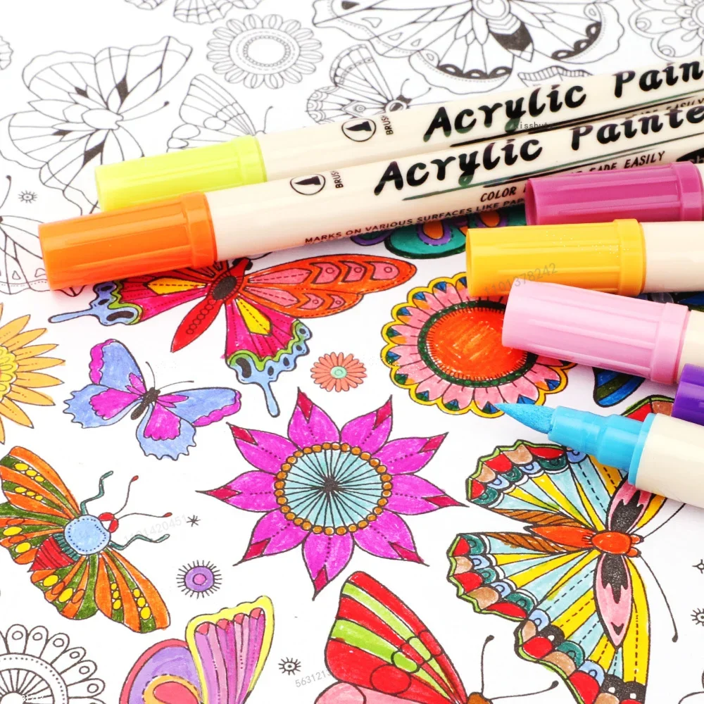 12-36 kleuren acrylverf marker - Correction Pen Fine recensie en prijs