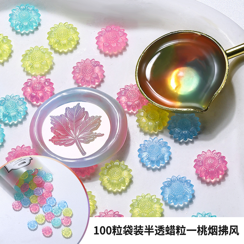 100 stks Doorschijnende Zonneb - Wax Seal Stamp Set recensie en prijs