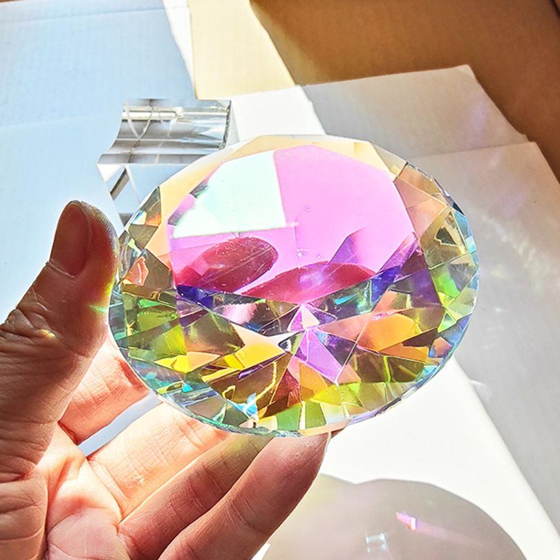 30-80mm AB Kleurrijke K9 Krist - Paper Weight Crystal recensie en prijs
