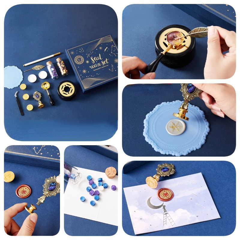 Starry Vuur Lak Stempel Set En - Wax Seal Stamp Set recensie en prijs