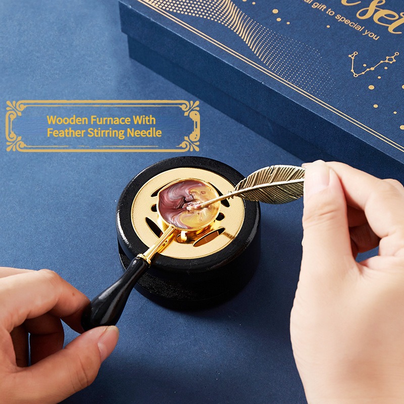 Starry Vuur Lak Stempel Set En - Wax Seal Stamp Set recensie en prijs