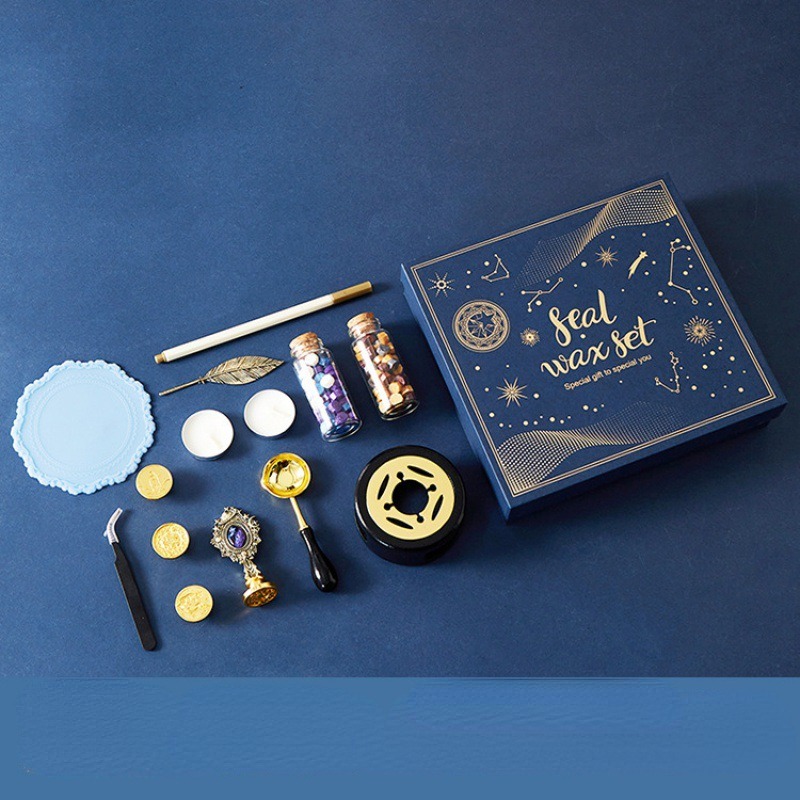 Starry Vuur Lak Stempel Set En - Wax Seal Stamp Set recensie en prijs