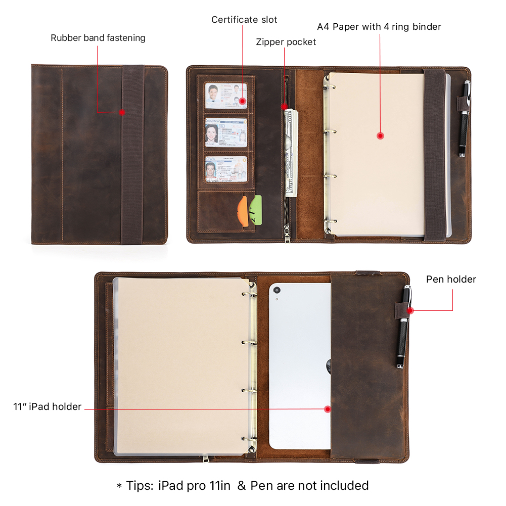 Luxe Retro Business A4 Noteboo - Binder A4 Lever recensie en prijs