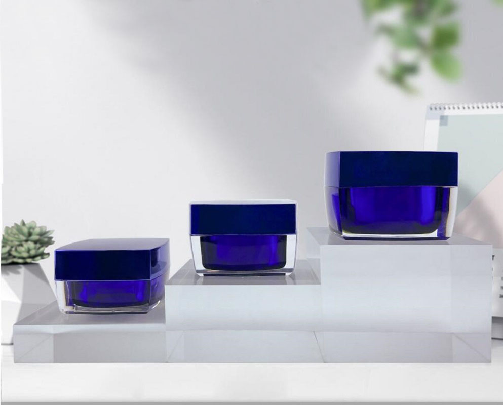 50g donkerblauwe vierkante vor - Gel Refill Pack recensie en prijs